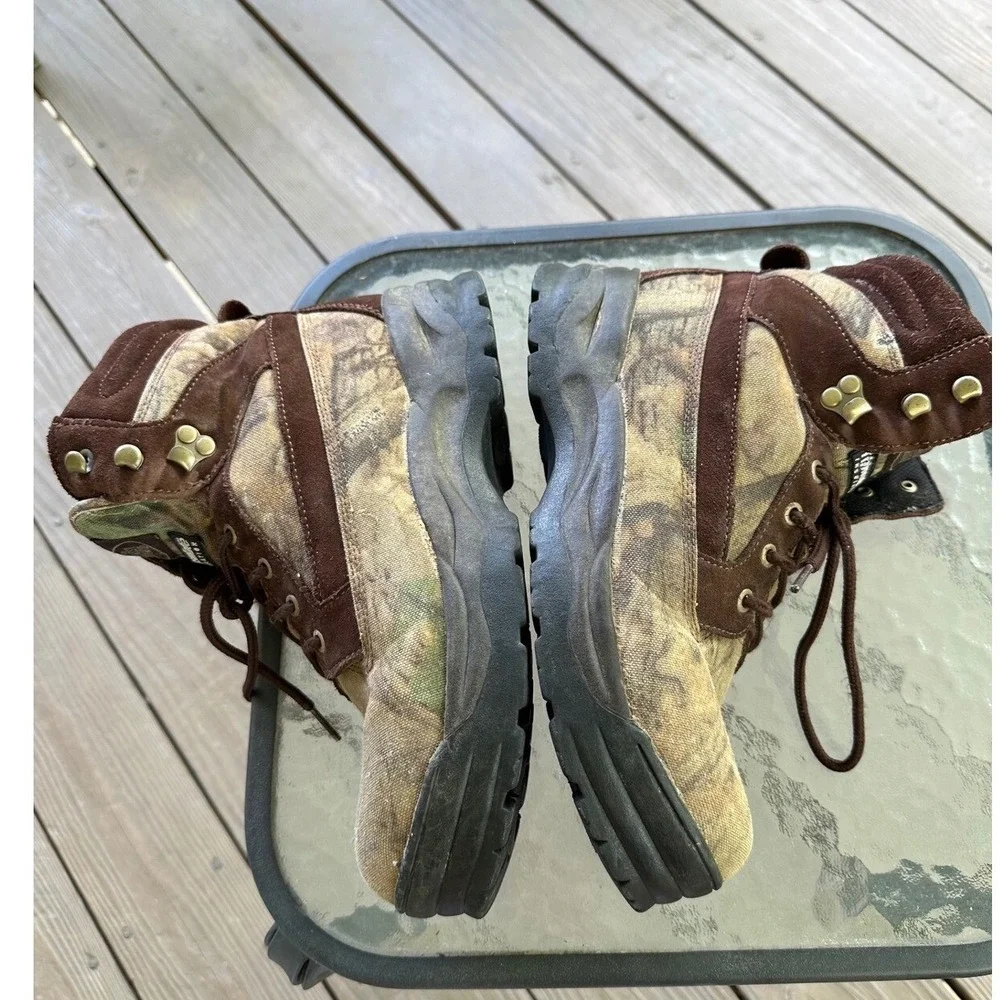 Northwest Territory Camo Hunting Boots‎ Thinsulate Insulated Brown Mens 9.5